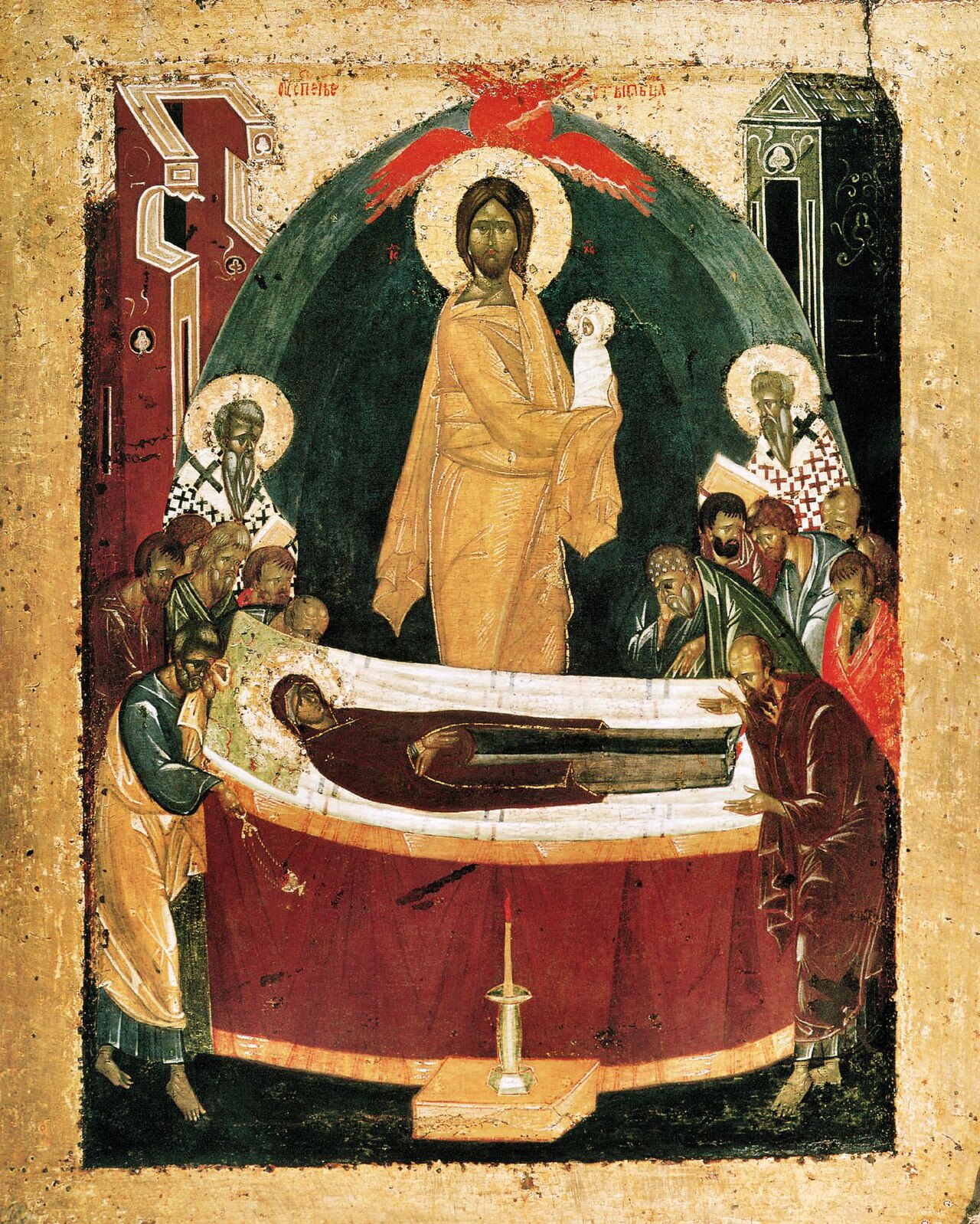 the repose of the Virgin Mary by Theophanes the Greek