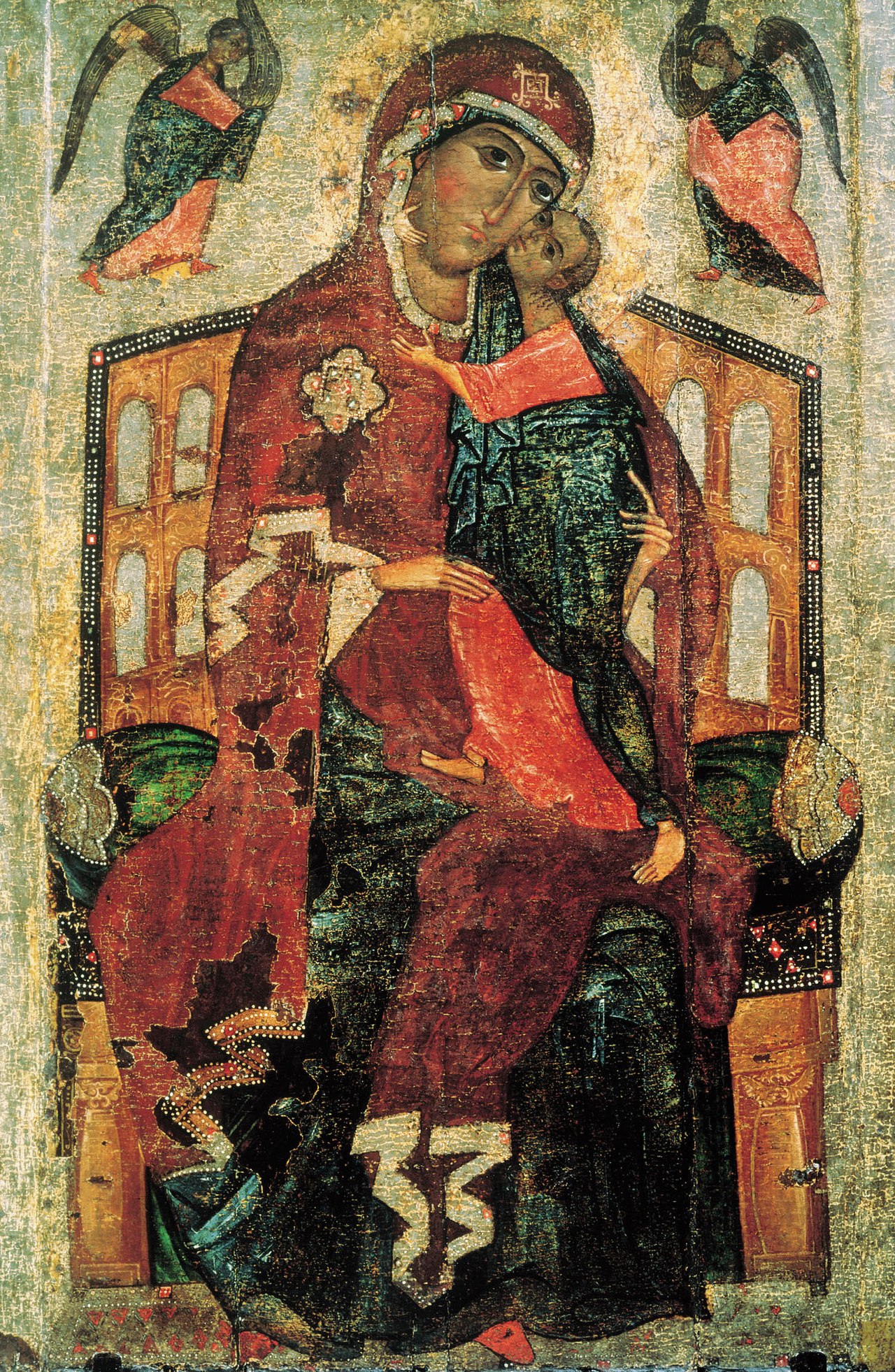 Theotokos of Tolga by Theophanes the Greek