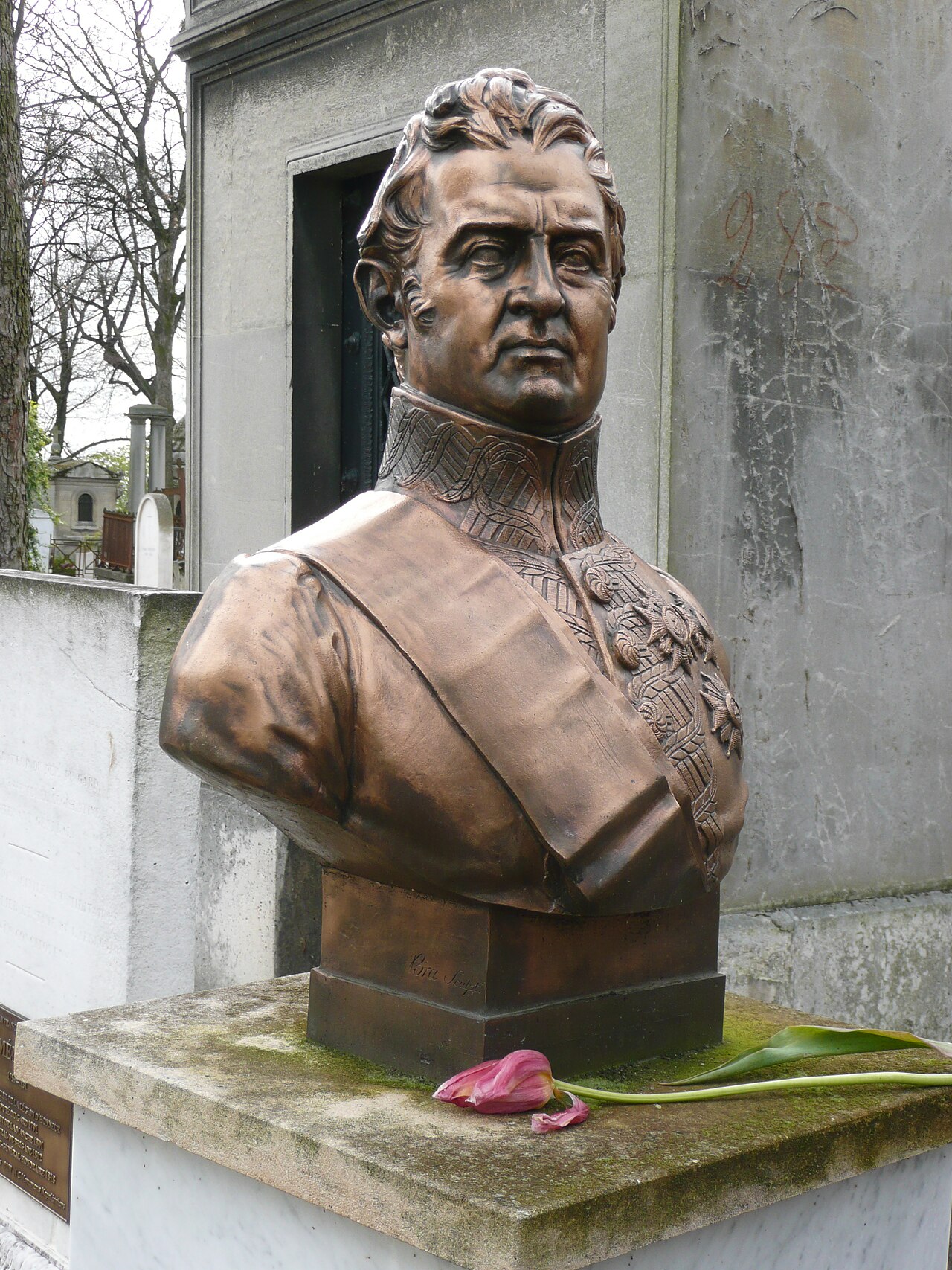 Grave of Ballesteros by Théophile Bra