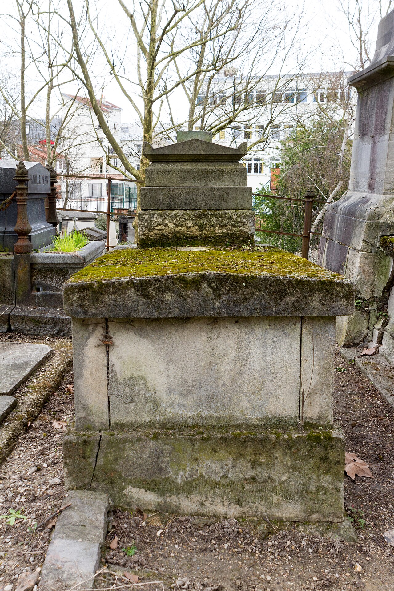 Grave of Hautin by Théophile Bra