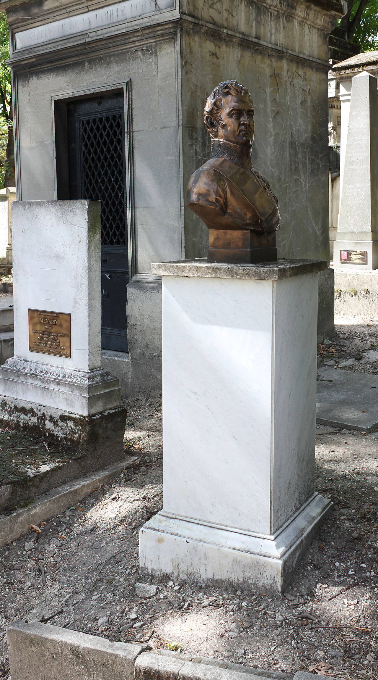 Grave of Ménard by Théophile Bra