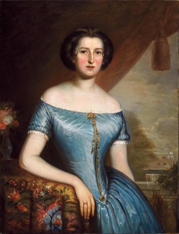 Portrait of Louise-Adèle Taschereau by Théophile Hamel