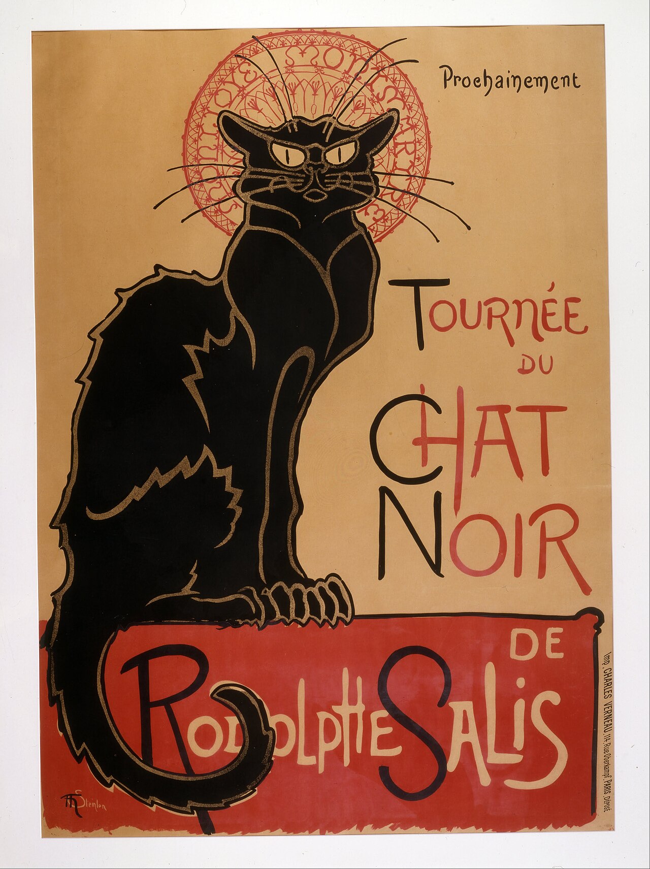 Tournée du Chat noir by Théophile Steinlen