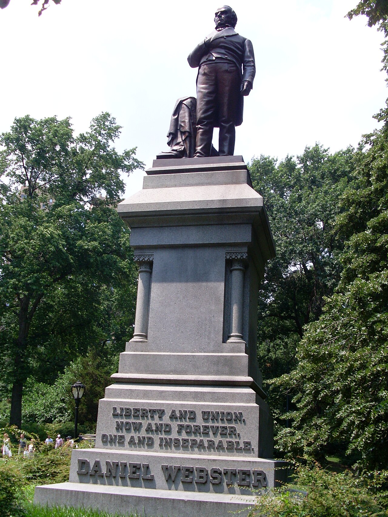 Statue of Daniel Webster by Thomas Ball