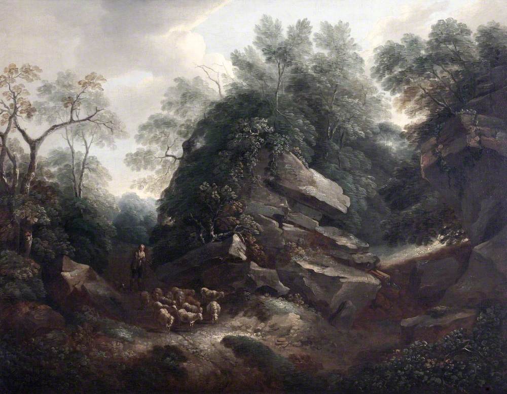 Hampton Rocks, Morning by Thomas Barker