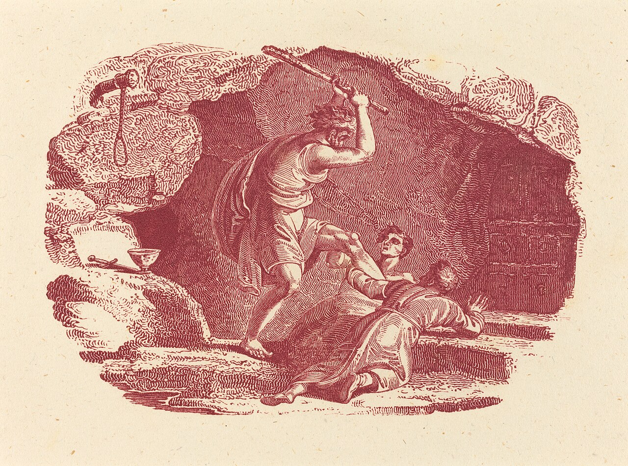 Murder Scene by Thomas Bewick