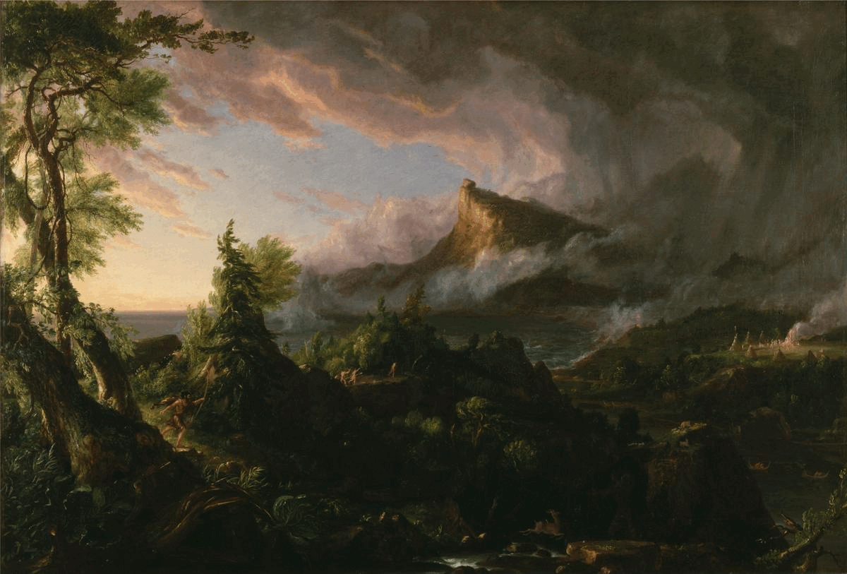 The Course of Empire by Thomas Cole