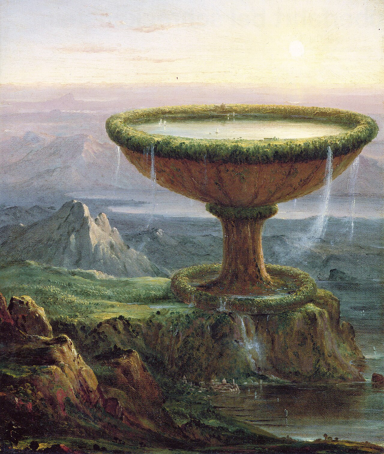 The Titan's Goblet by Thomas Cole