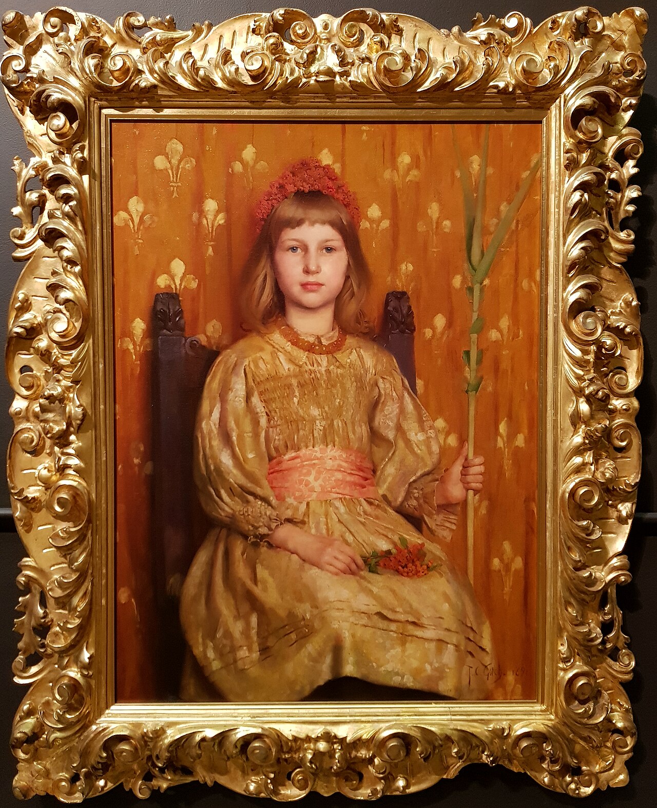 My Crown and Sceptre. by Thomas Cooper Gotch