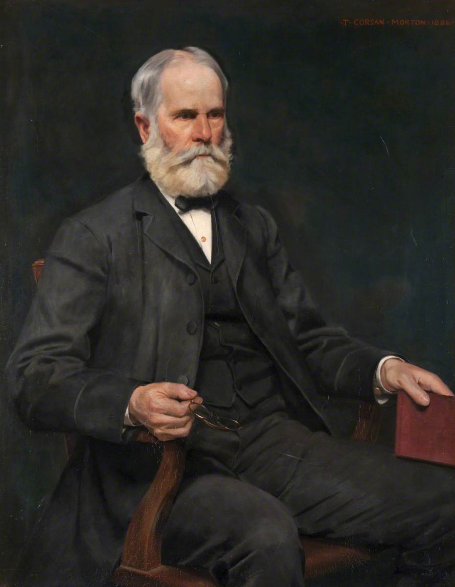 James Morton, MD, President of the Faculty of Physicians and Surgeons of Glasgow (1886–1889) by Thomas Corsan Morton