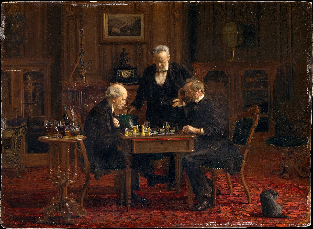 The Chess Players by Thomas Eakins