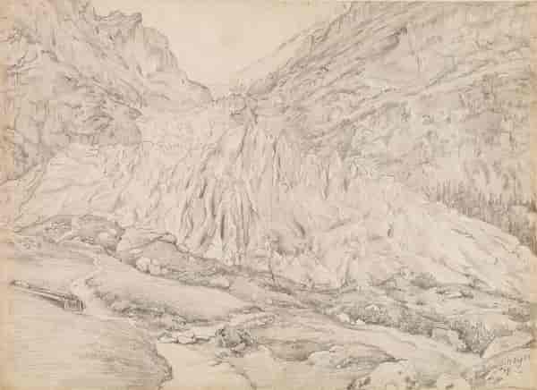 The Grindelwald Glacier by Thomas Fearnley