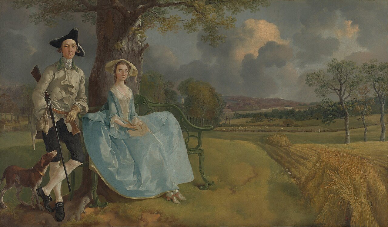 Mr and Mrs Andrews by Thomas Gainsborough