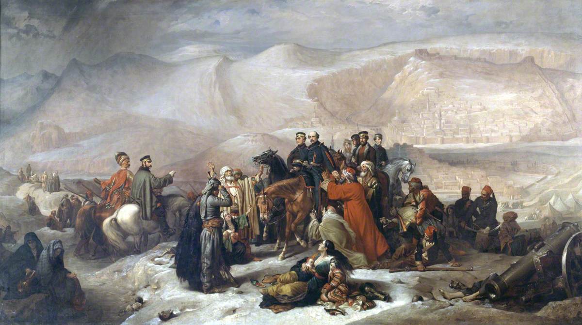 The Capitulation of Kars, Crimean War, 28 November 1855 by Thomas Jones Barker
