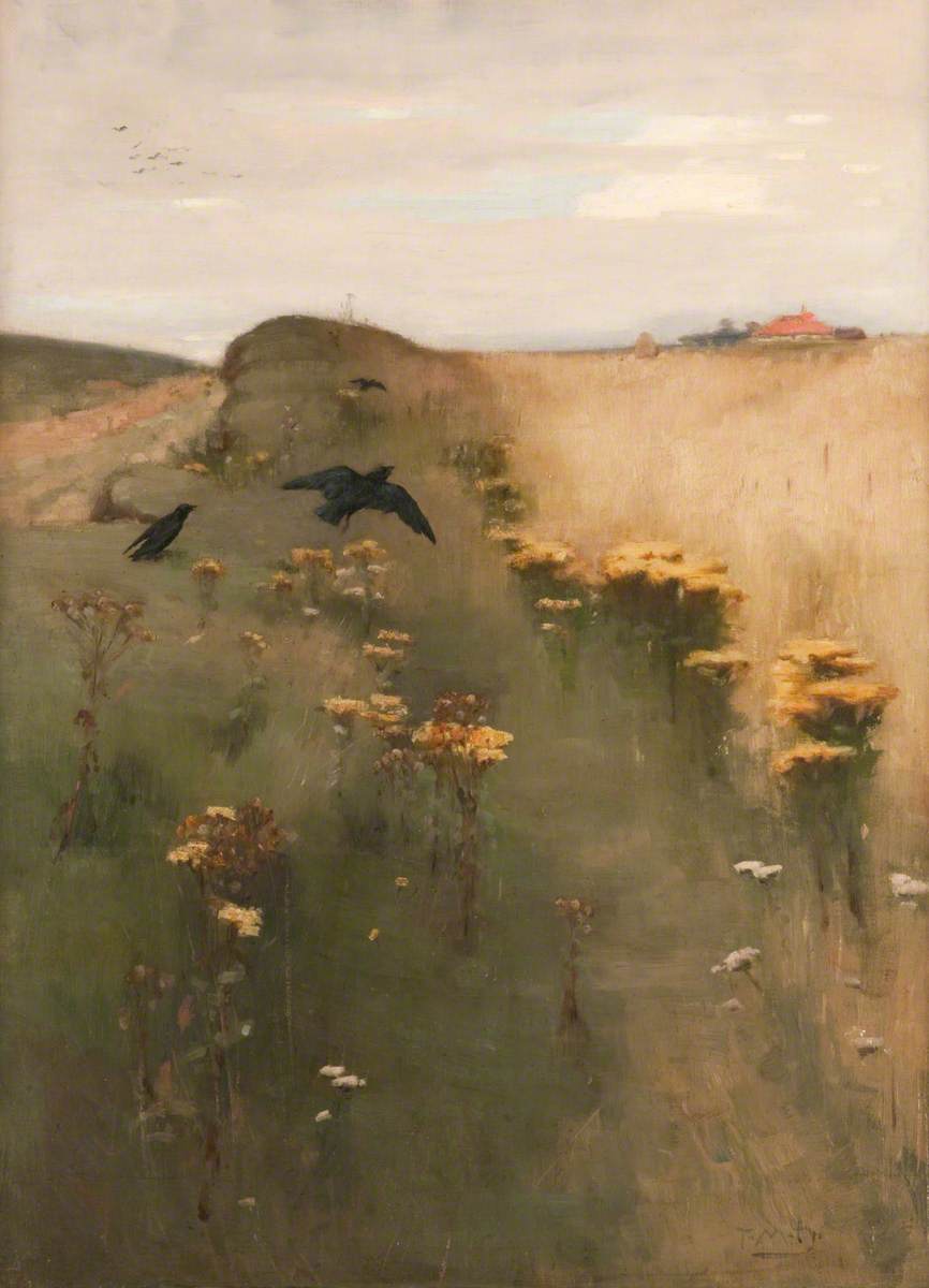 Ragweed and Crows by Thomas Millie Dow