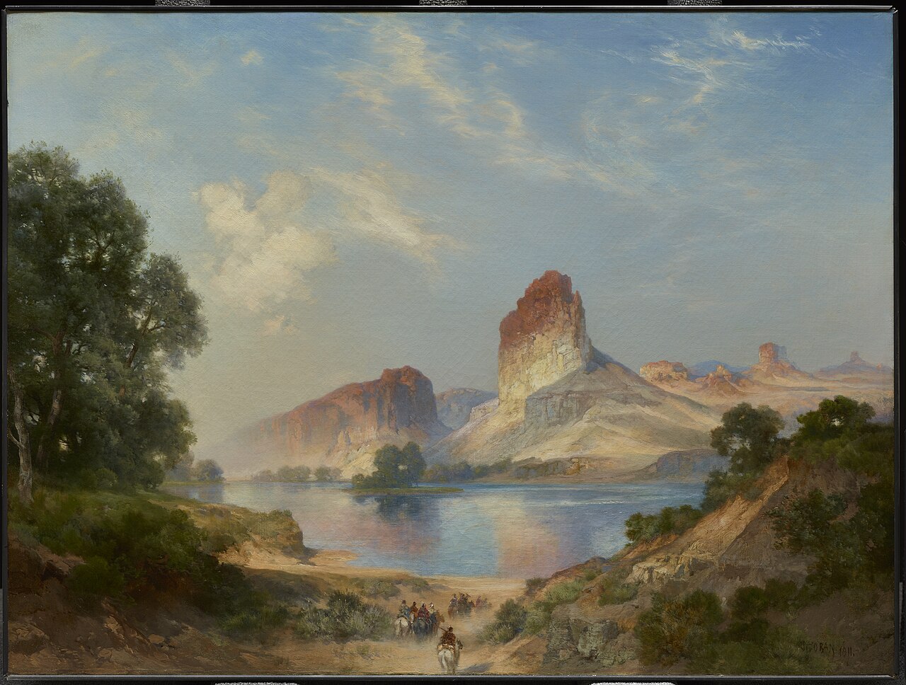 An Indian Paradise (Green River, Wyoming) by Thomas Moran