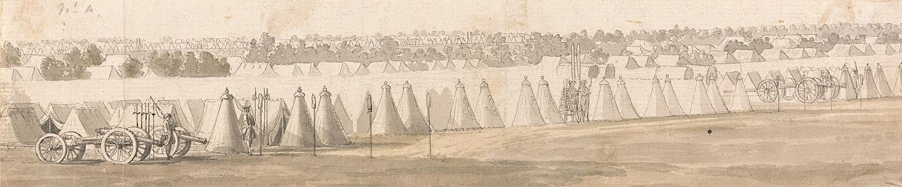 An Encampment in Flanders by Thomas Sandby