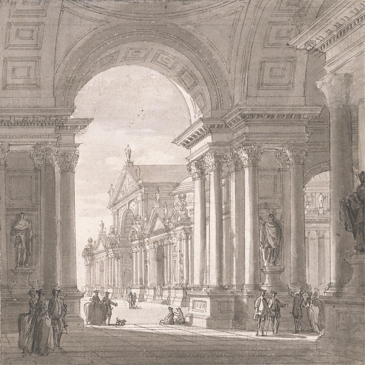 Receipt for a Set of Six London Views by Thomas Sandby