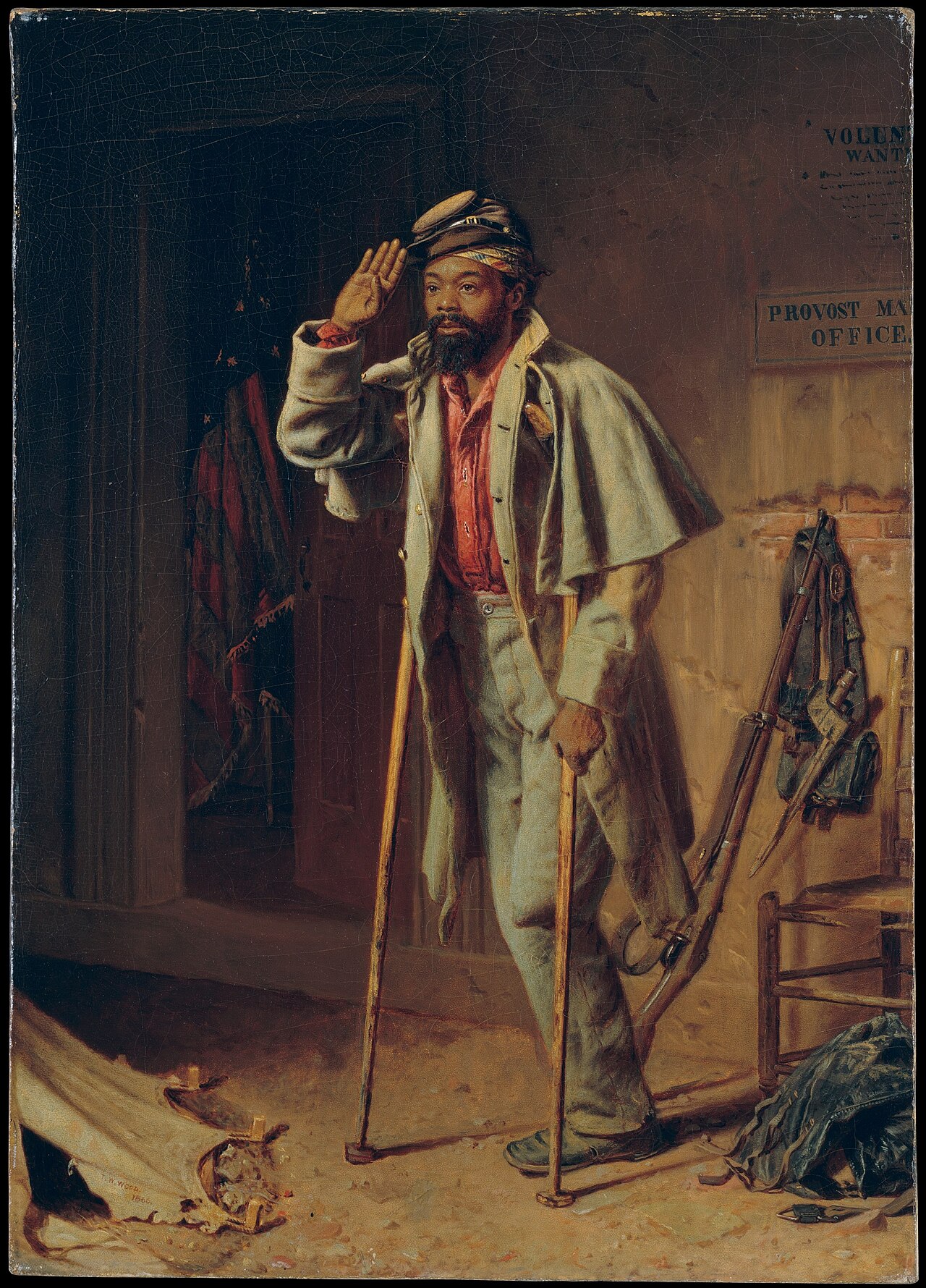 A Bit of War History: The Veteran by Thomas Waterman Wood
