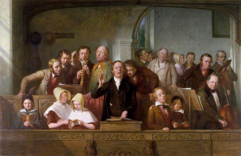 A Village Choir by Thomas Webster
