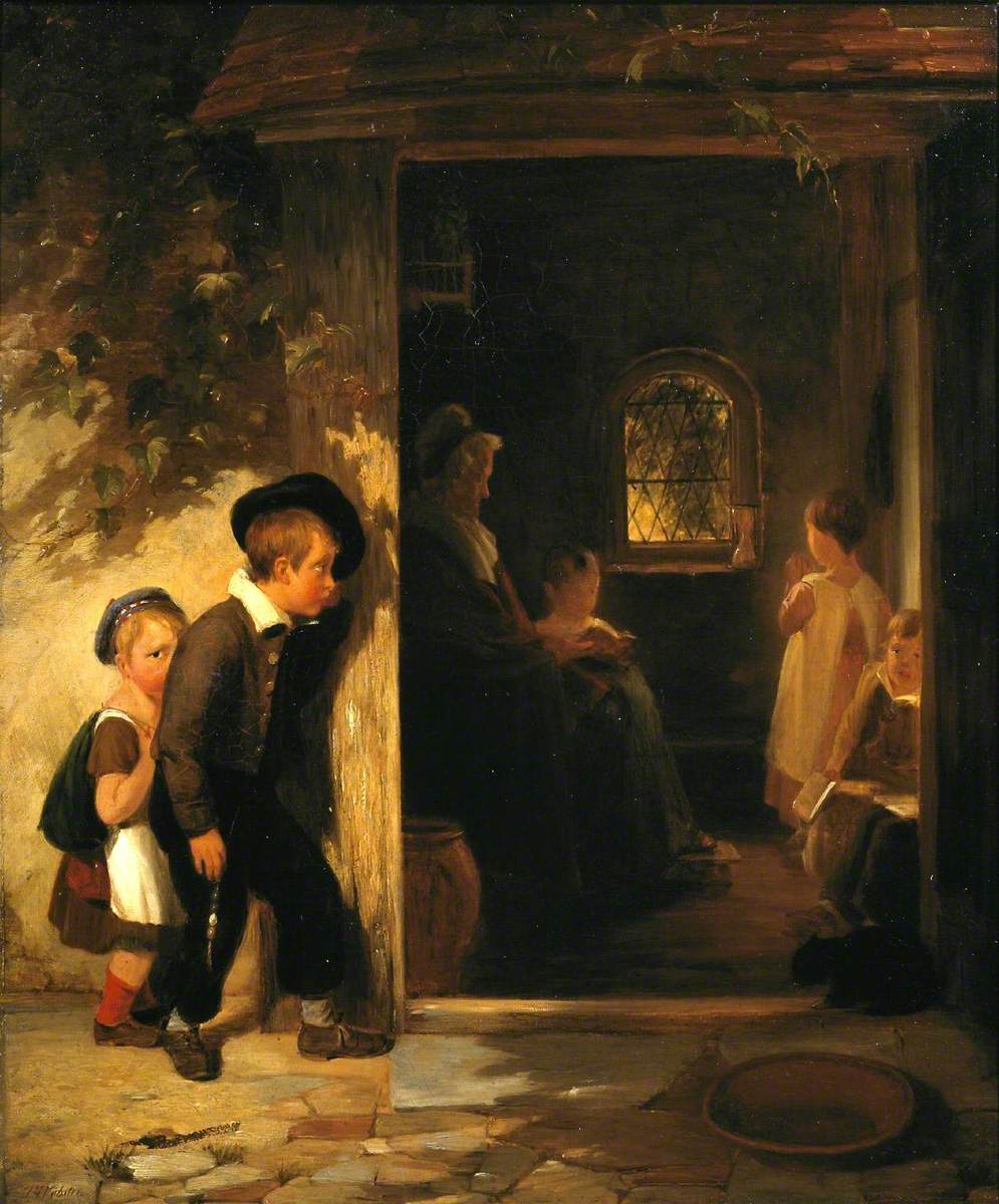 Late at School by Thomas Webster