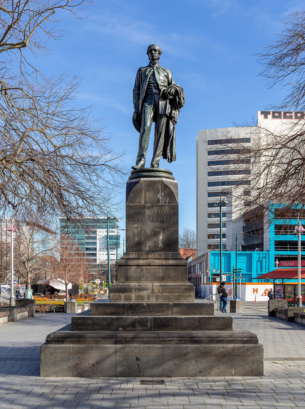 Godley Statue by Thomas Woolner