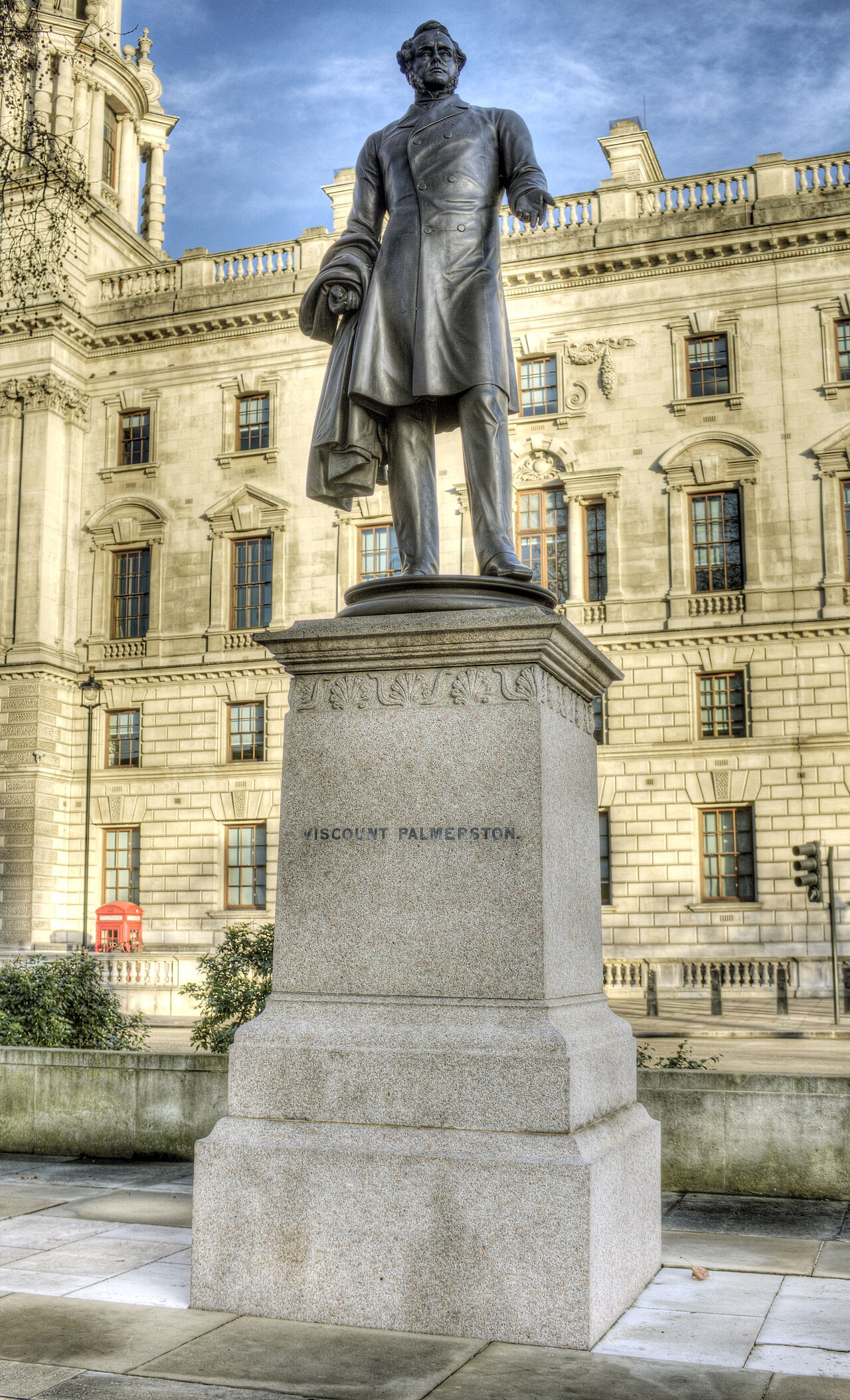 Statue of Lord Palmerston by Thomas Woolner
