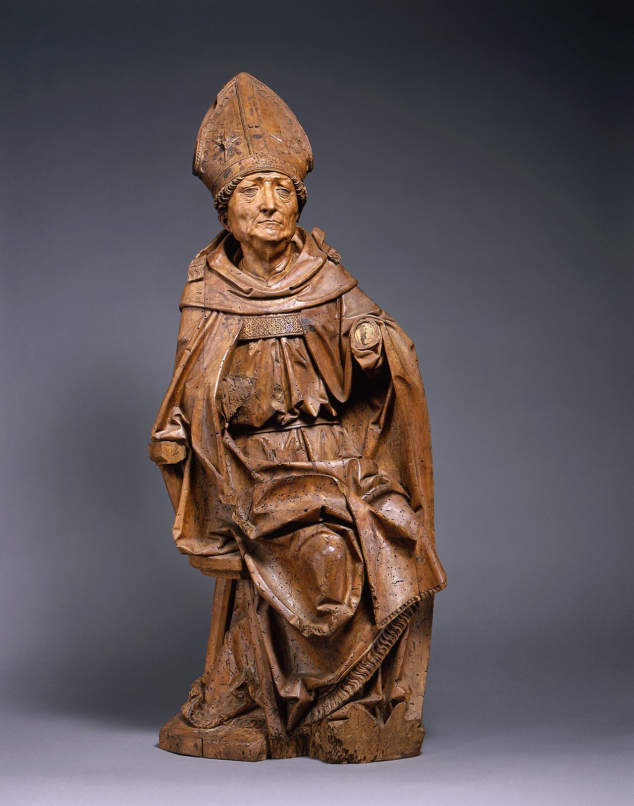 Seated Bishop by Tilman Riemenschneider