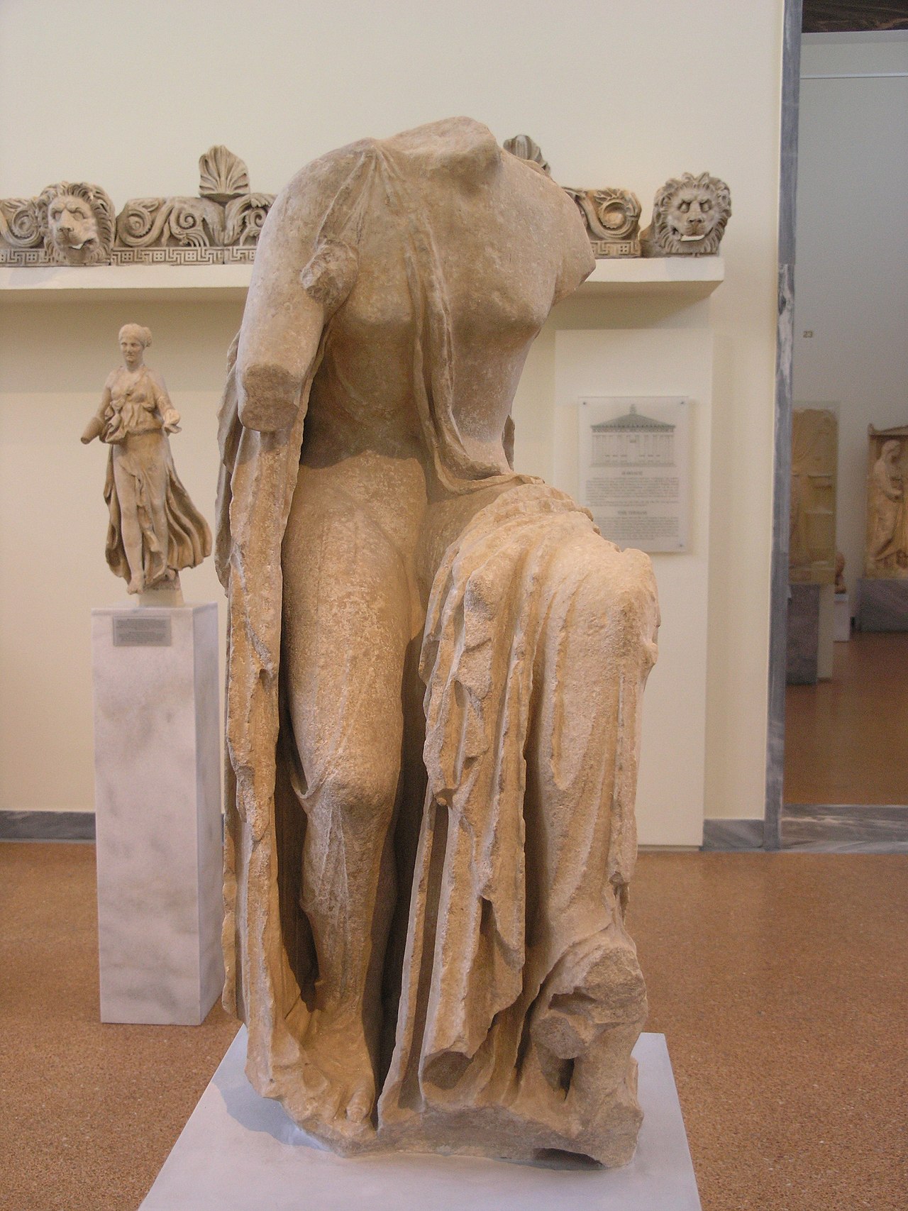 Statue of Hygieia by Timotheos by Timotheos