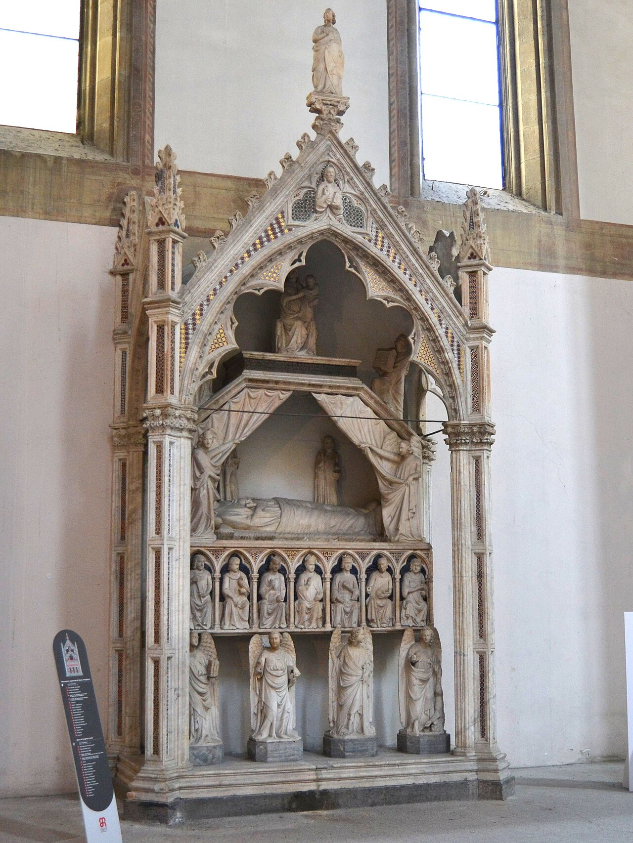Tomb of Maria of Hungary (Naples) by Tino di Camaino