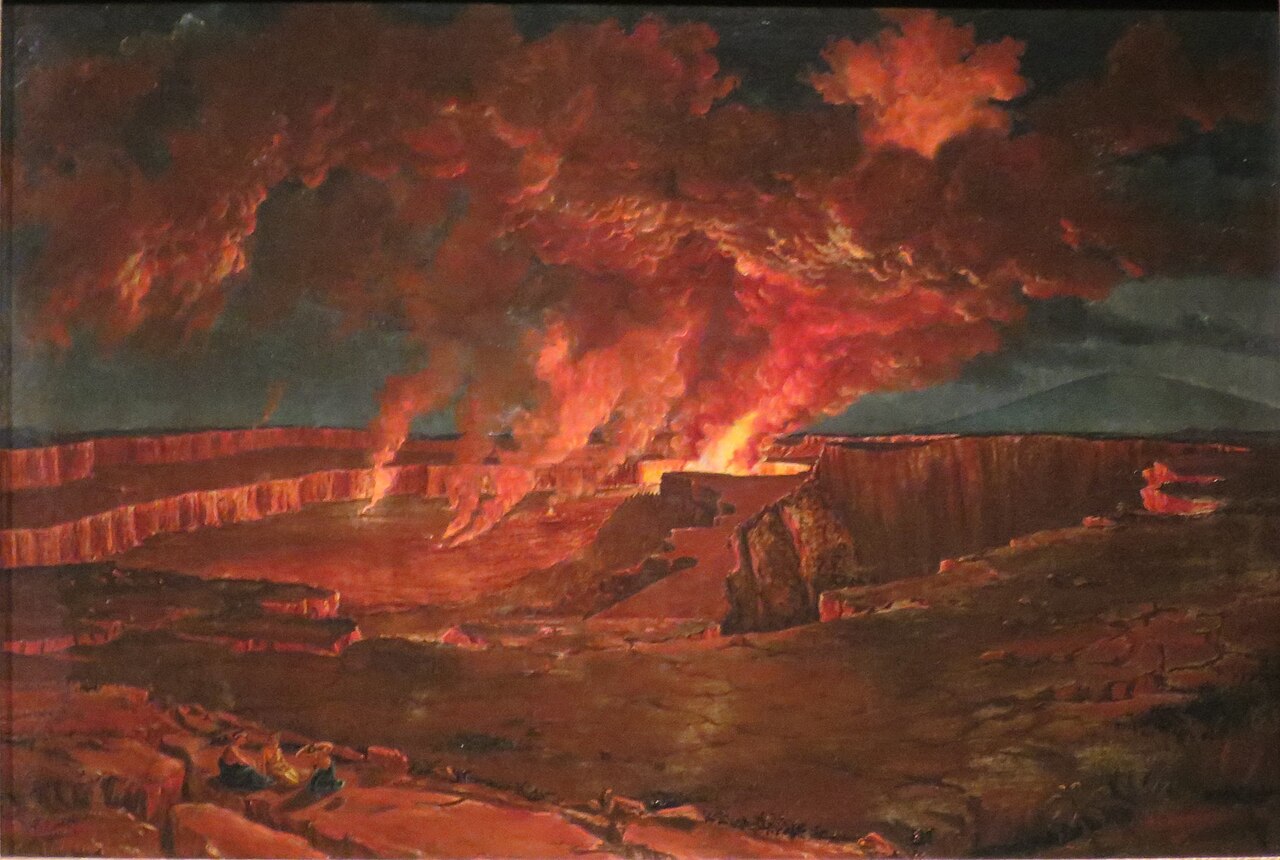 Kilauea by Night by Titian Peale