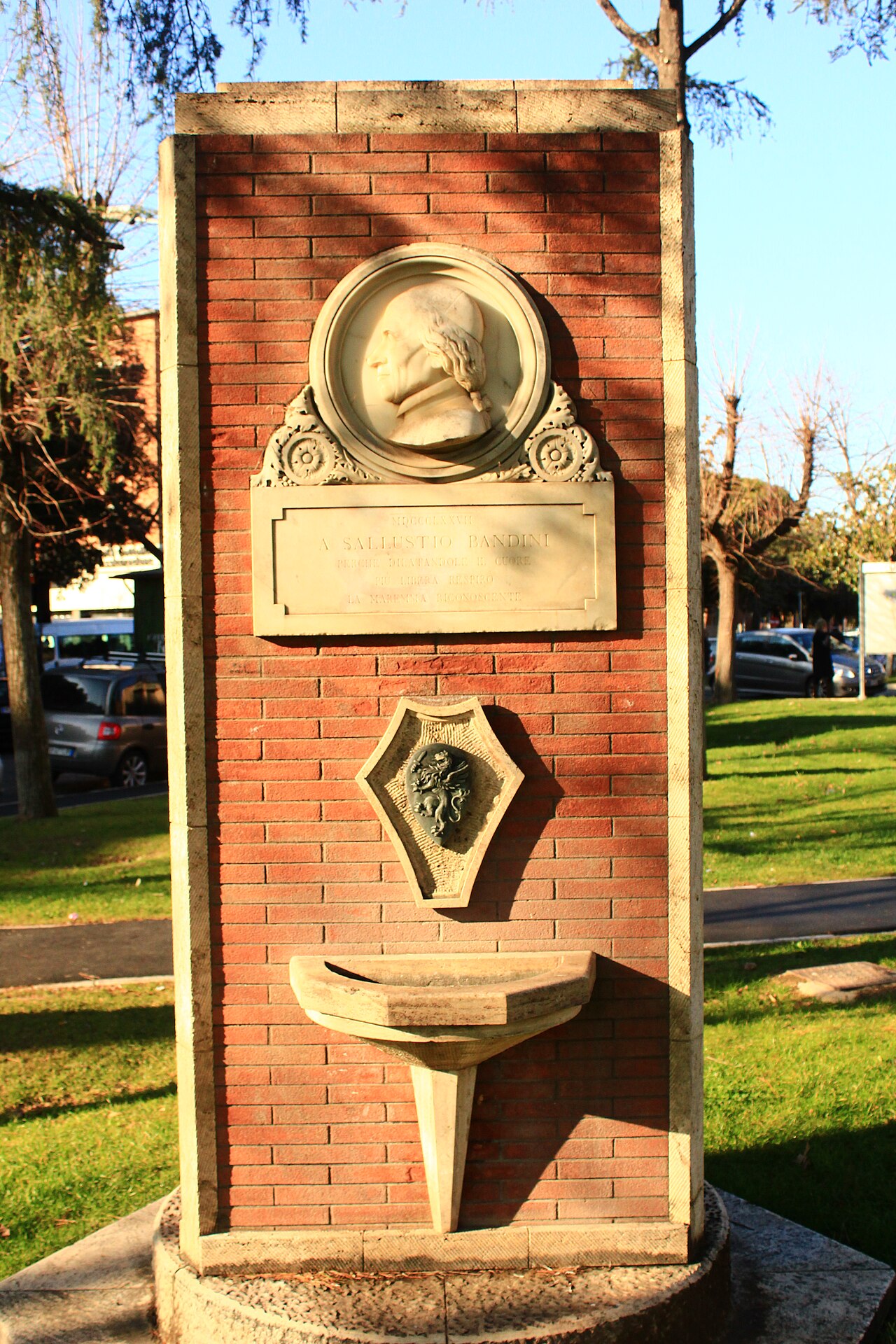 Cippo idraulico di via Ximenes by Tito Sarrocchi