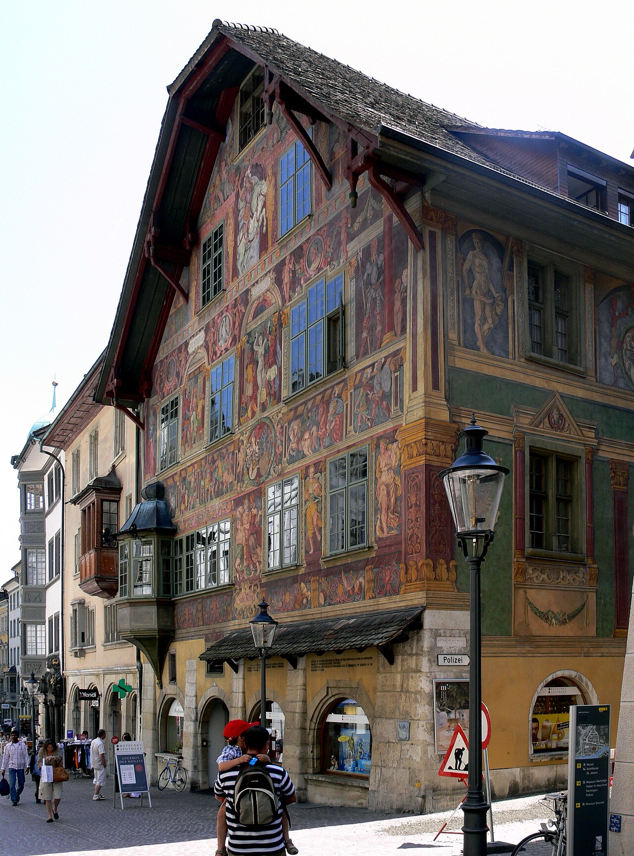 Haus zum Ritter by Tobias Stimmer