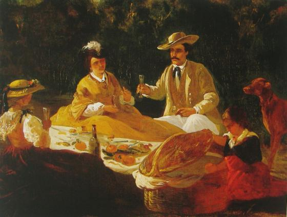 Picnic (1865) by Tomás da Anunciação