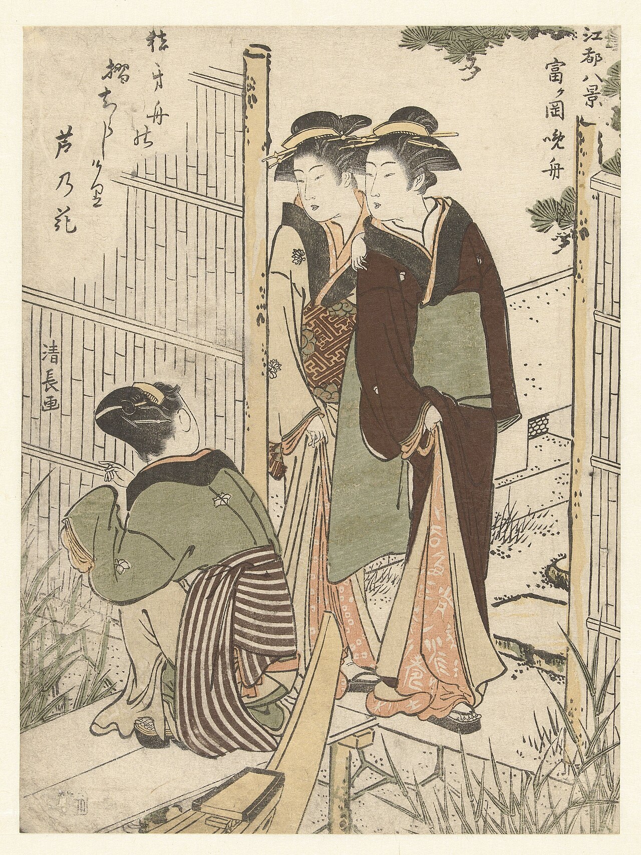 Edo hakkei by Torii Kiyonaga