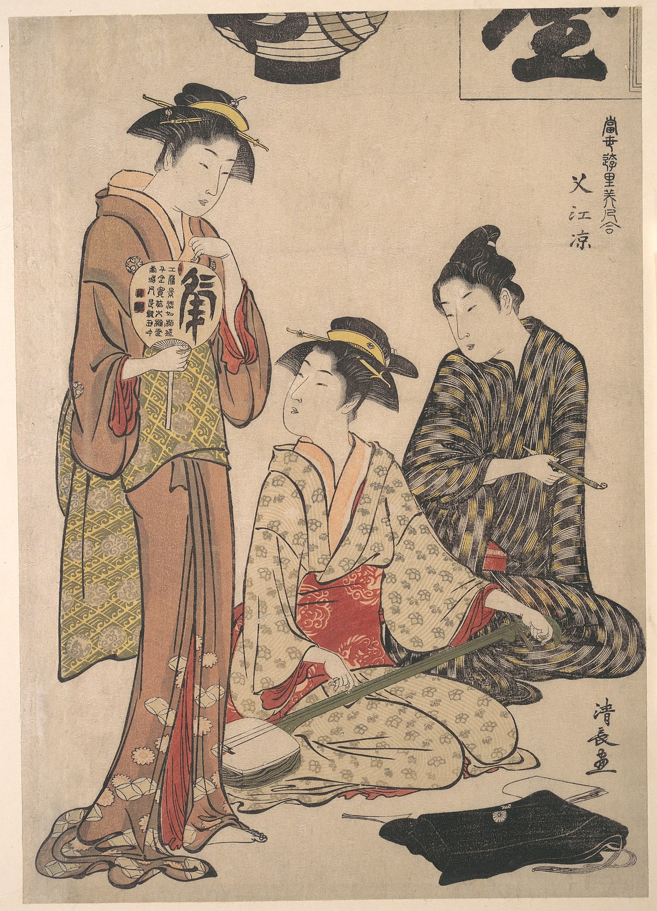 Tōsei Yūri Bijin awase by Torii Kiyonaga
