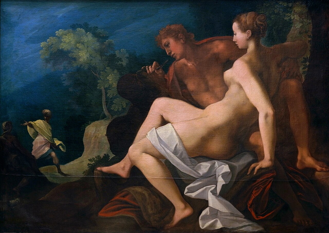 Angelica and Medoro by Toussaint Dubreuil