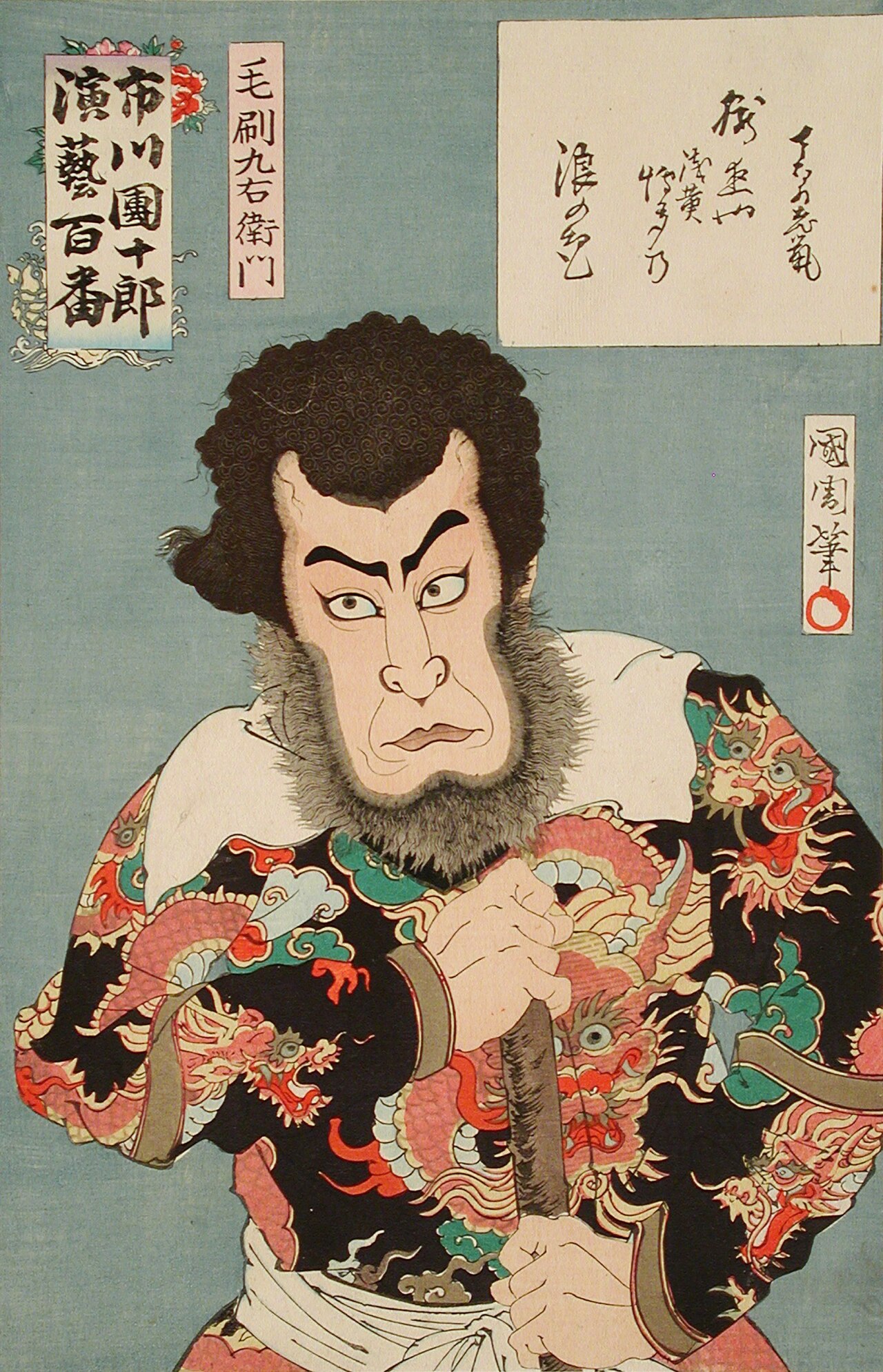 One Hundred Roles of Ichikawa Danjūrō by Toyohara Kunichika