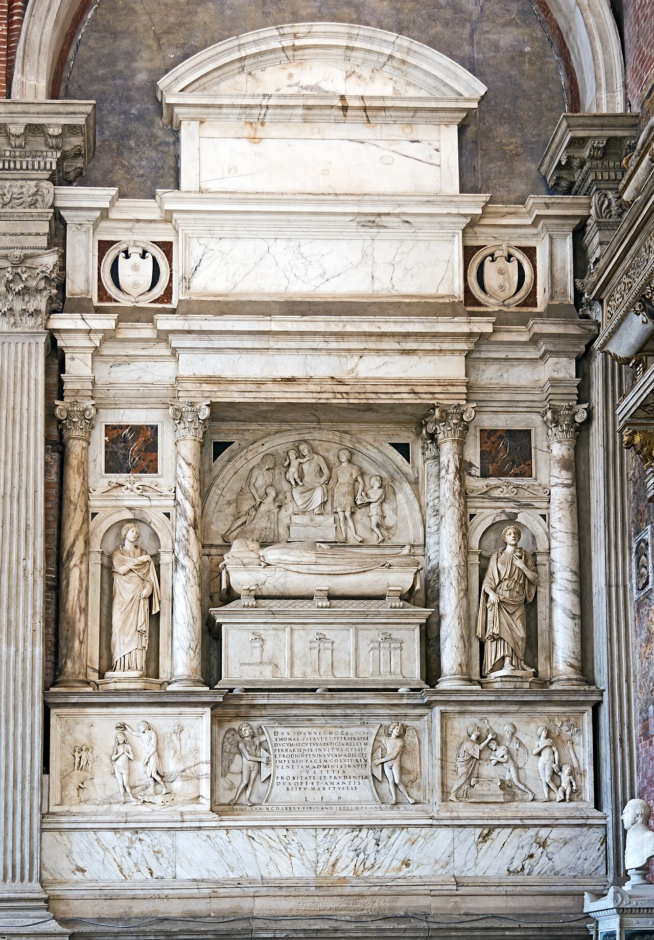 Monument to doge Giovanni Mocenigo by Tullio Lombardo