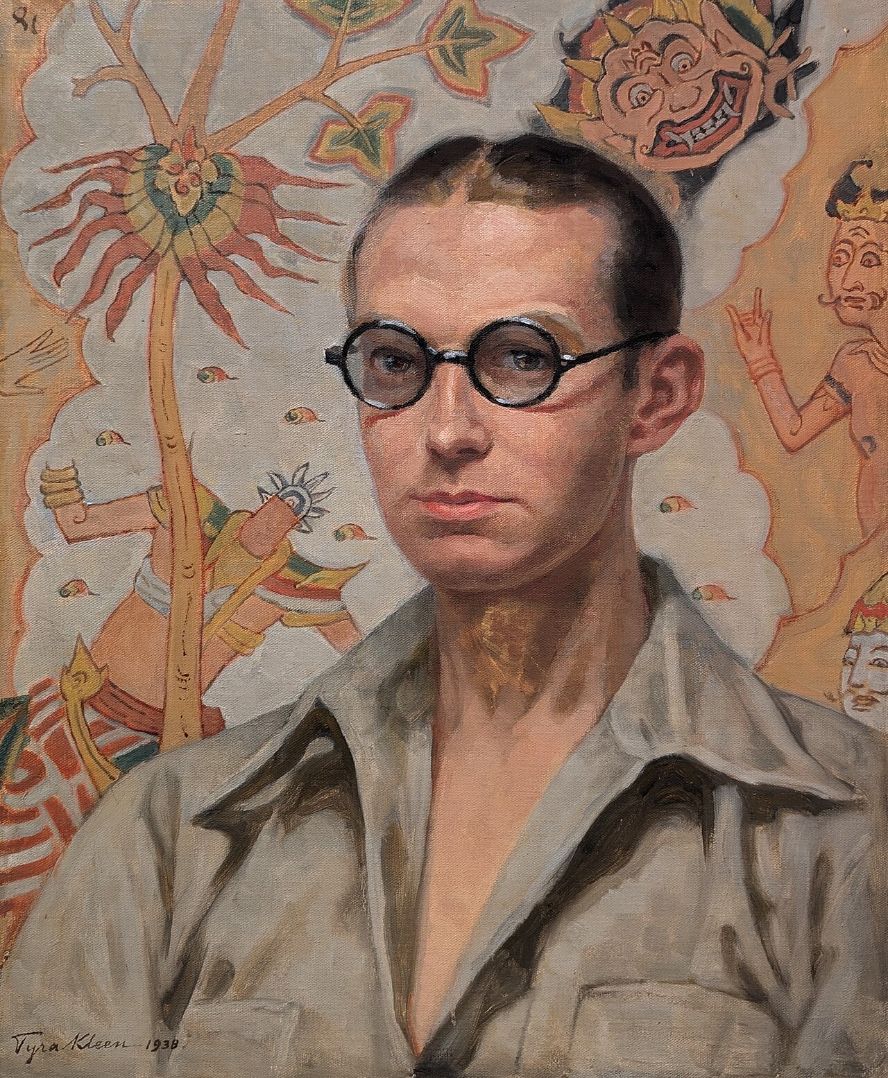 Portrait of Åke Kistner by Tyra Kleen