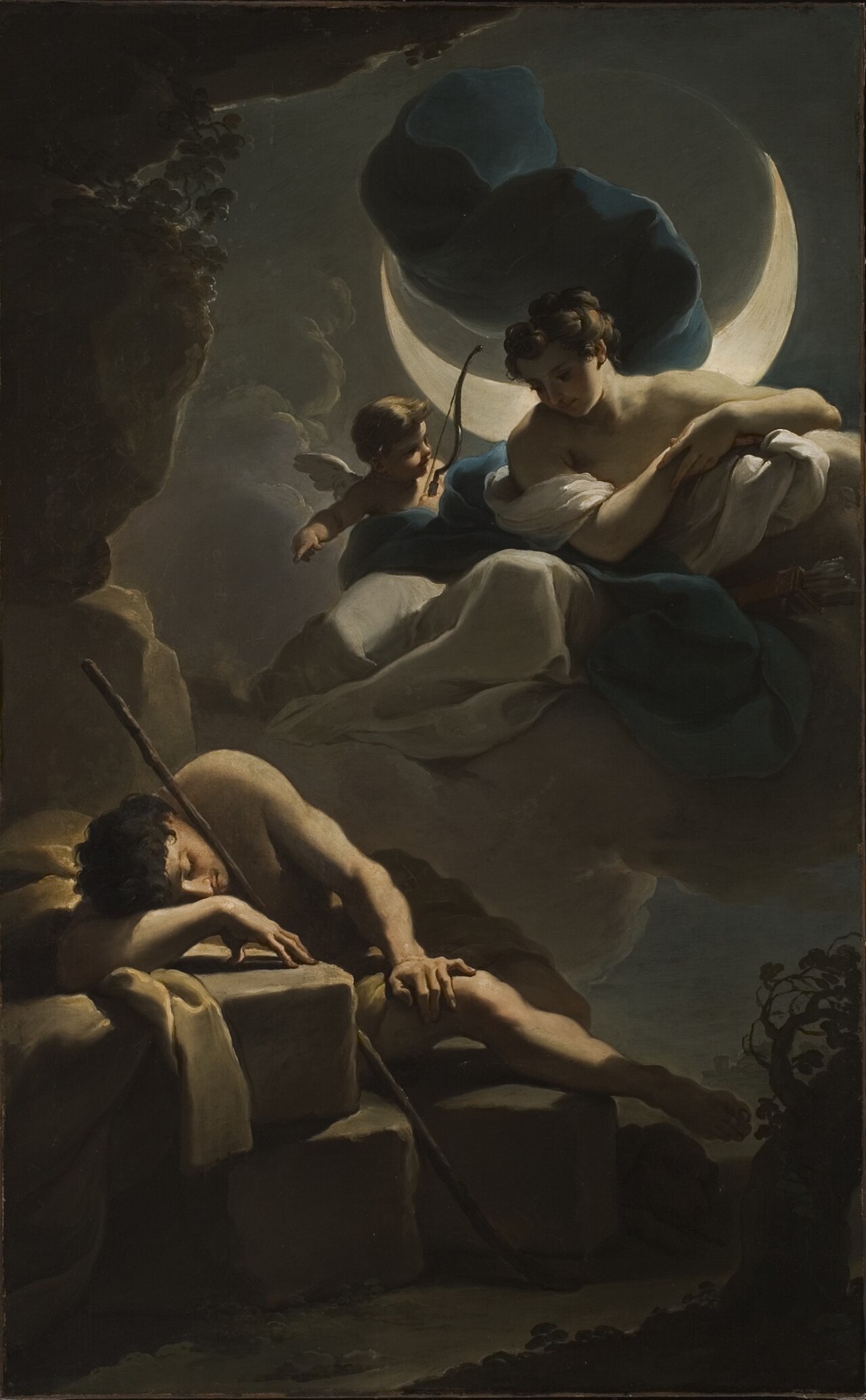 Selene and Endymion by Ubaldo Gandolfi