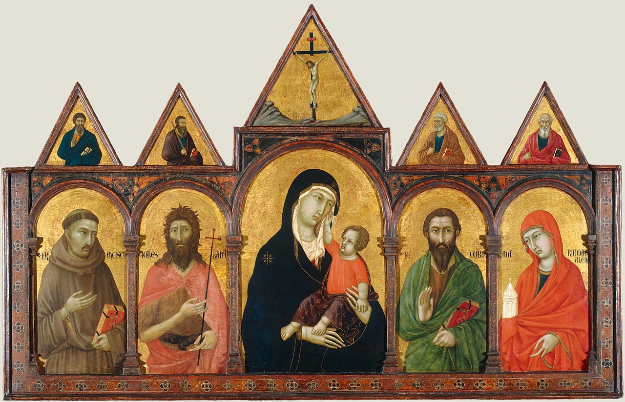 Virgin and Child with Saints by Ugolino di Nerio