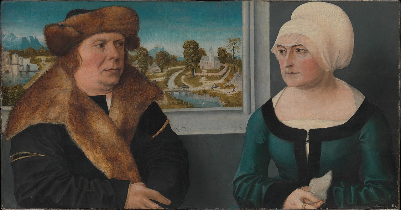 Portrait of a Married Couple (Lorenz Kraffter and Honesta Merz?) by Ulrich Apt the Elder