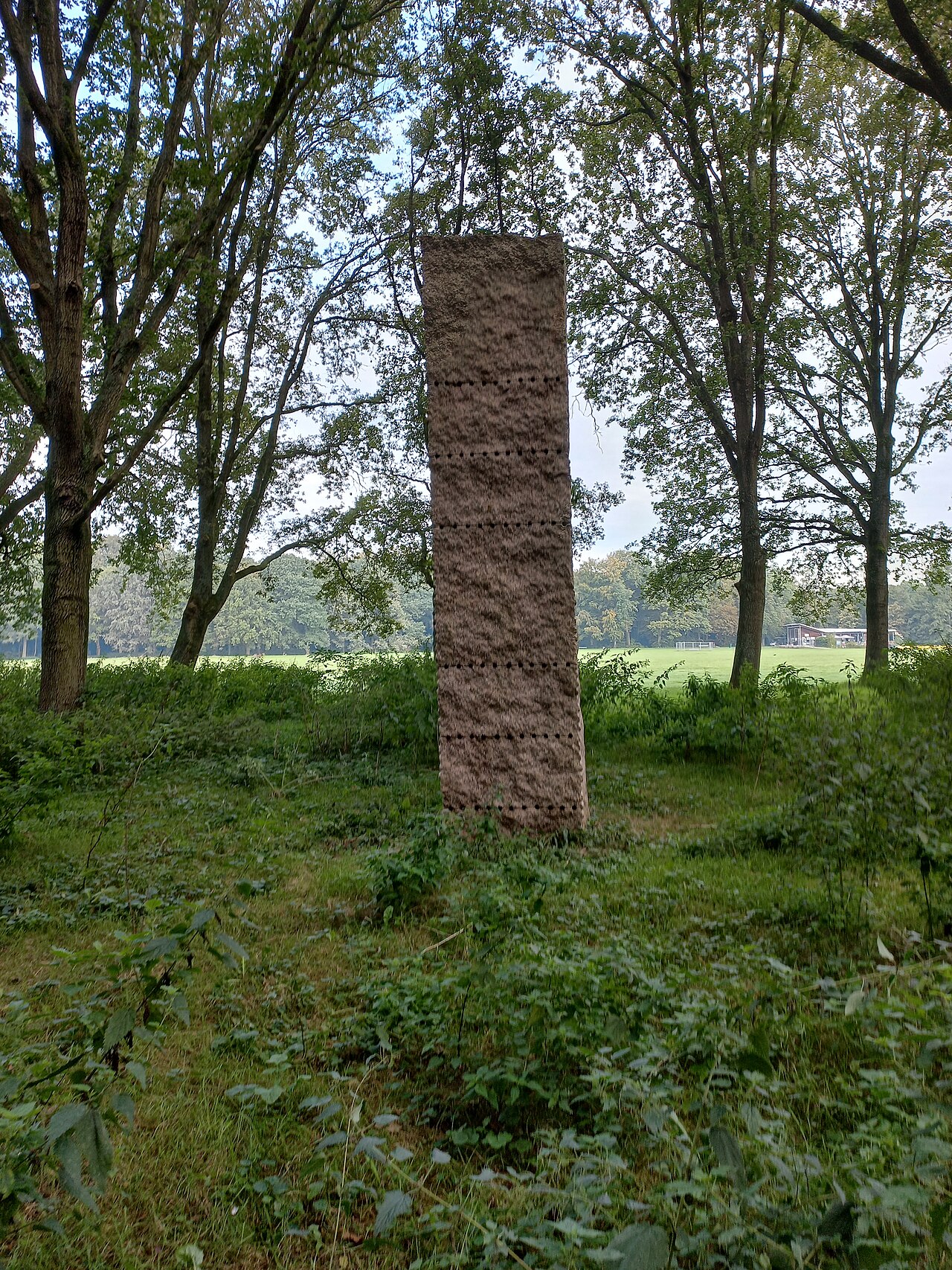 Stéle (Amsterdamse Bos) by Ulrich Rückriem