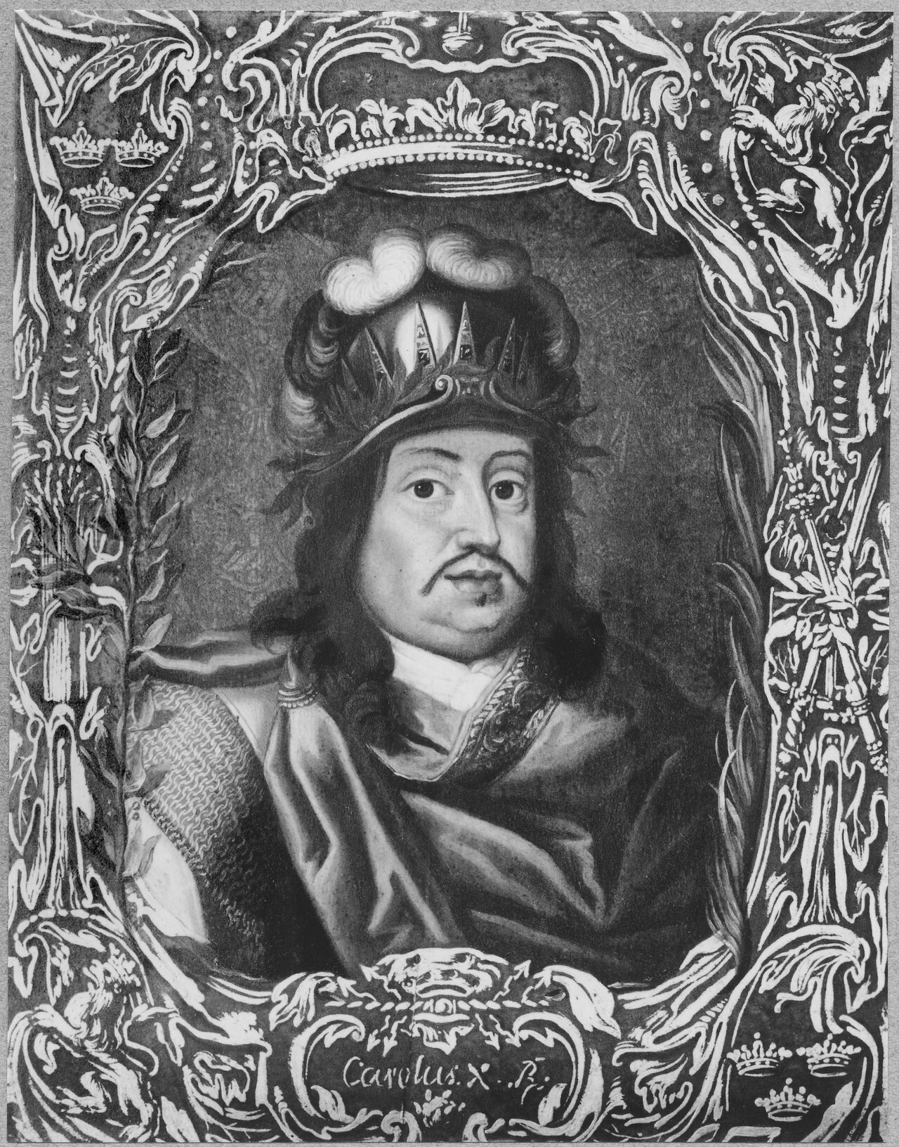Karl X Gustav (1622-1660), count palatine of Zweibrücken, king of Sweden, married to Hedvig Eleonora of Holstein-Gottorp by Ulrika Pasch