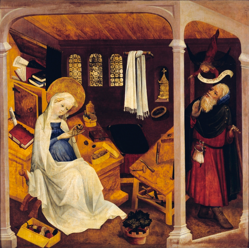 The Doubt of Joseph by Upper Rhenish Master