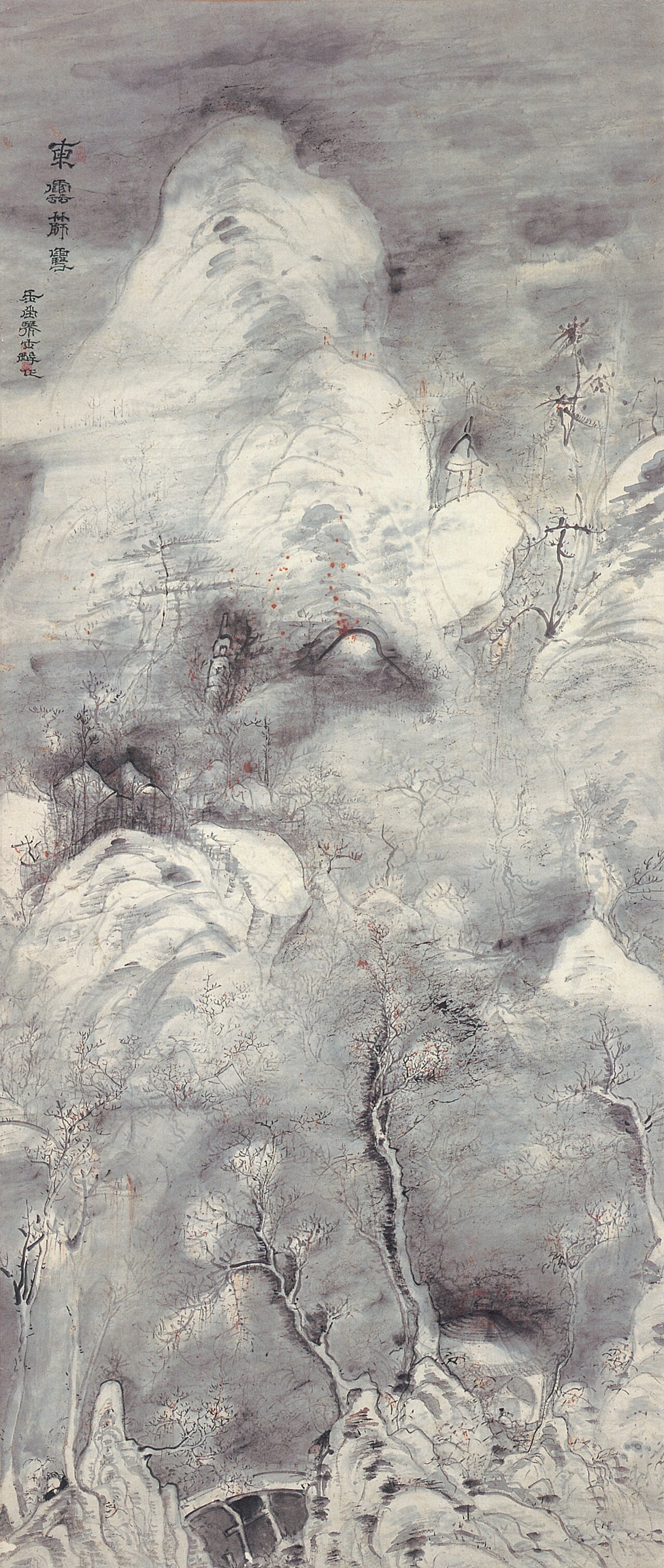 Snow Sifted Through Frozen Clouds by Uragami Gyokudō