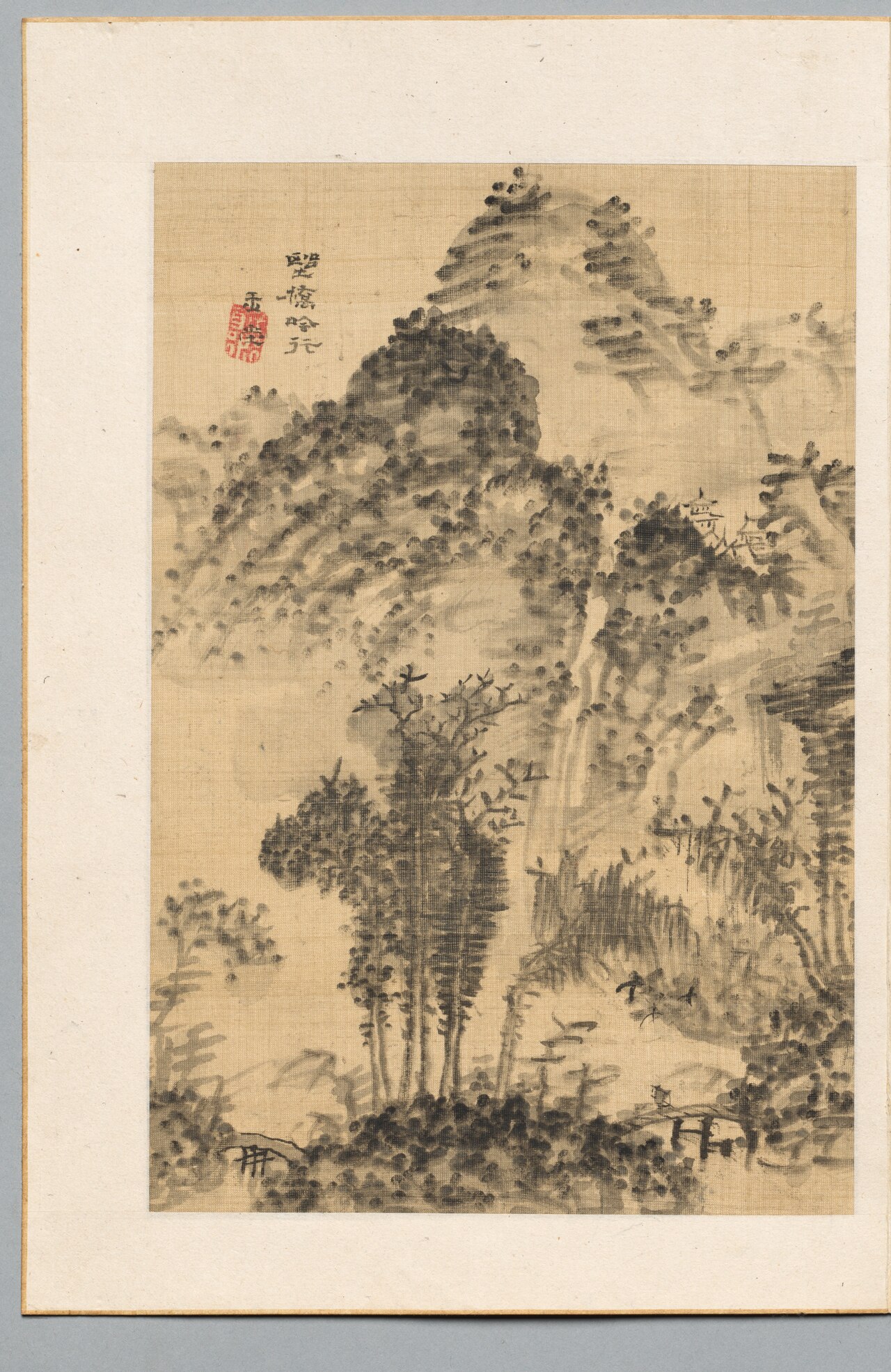 Wild Bridge, Poet's Walk by Uragami Gyokudō