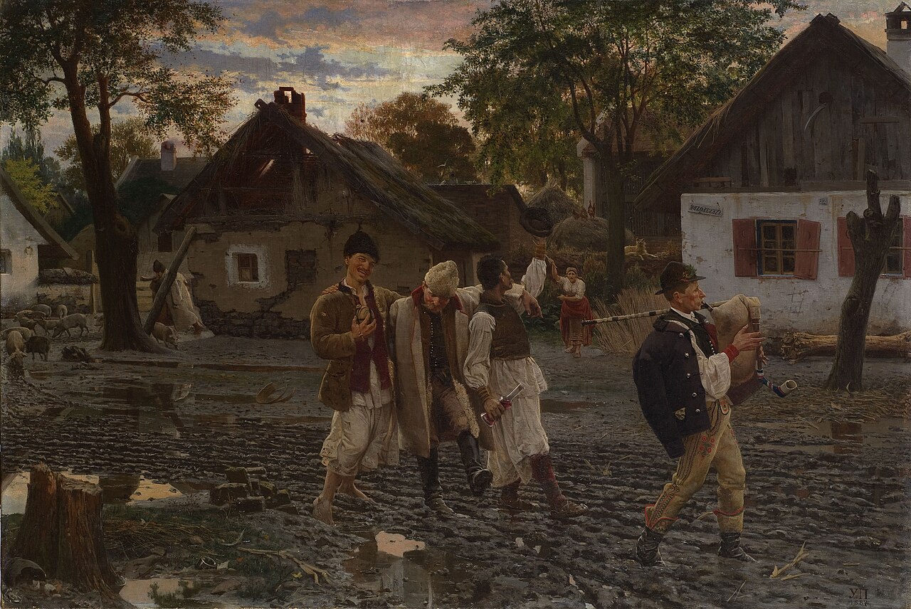 Happy Brothers by Uroš Predić