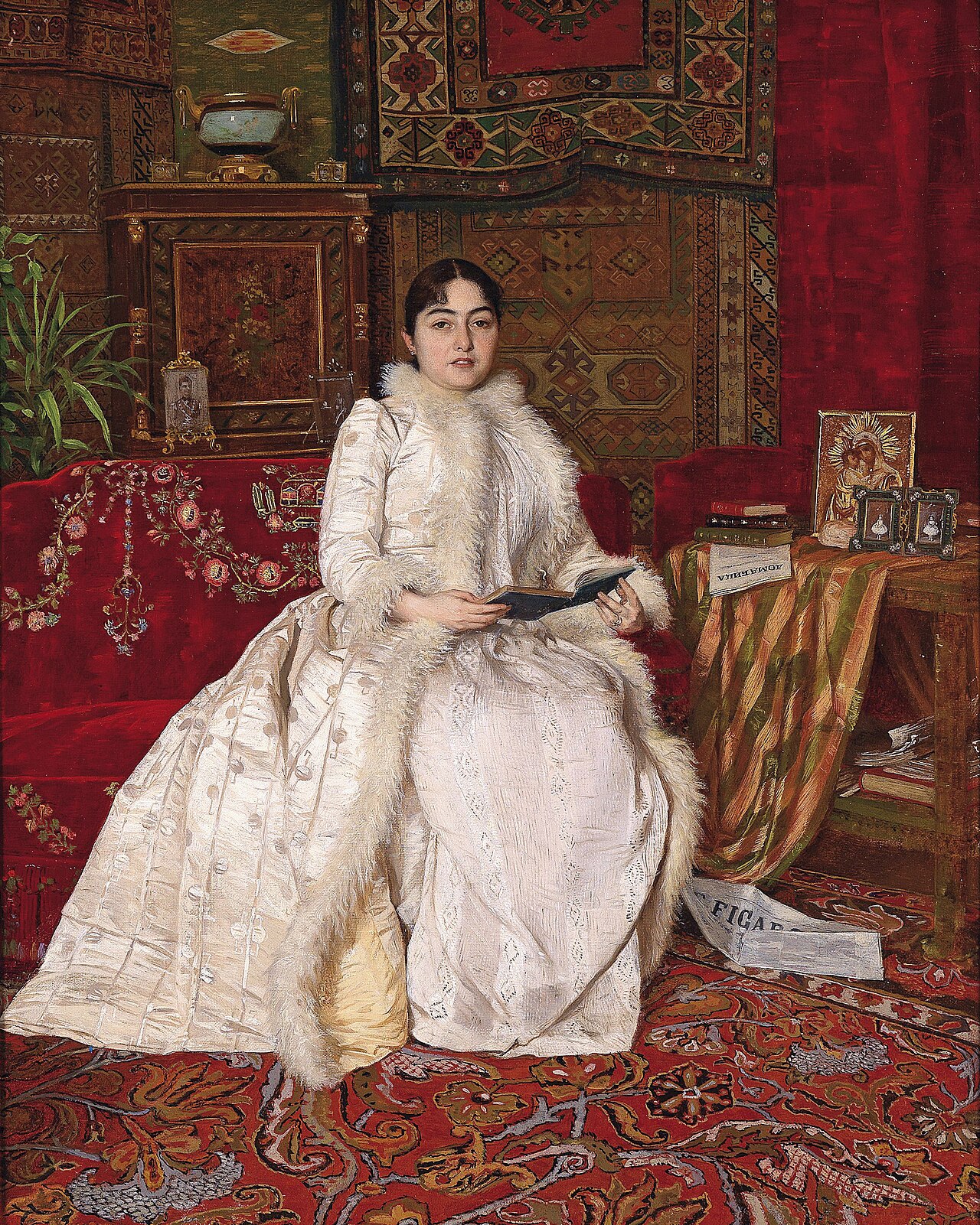 Queen Natalie of Serbia by Uroš Predić